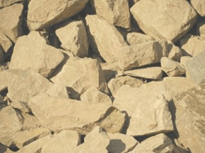 Grobes Unterbaumaterial